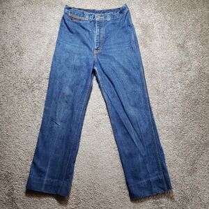 Single Spur Western Jeans Womens 32XL Blue Denim Medium Wash